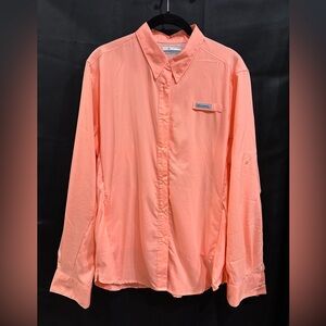Columbia Women’s Coral Omni Shade LS Shirt Size Large 28” long